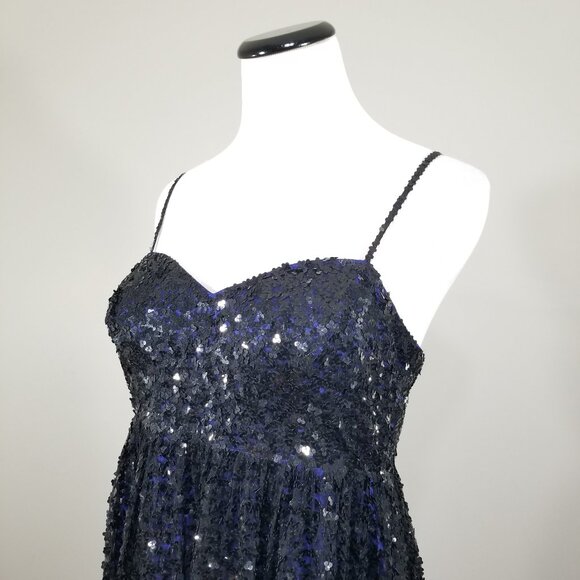 Camielle La Vie Sequin Baby Doll Dress Cocktail Party Wedding Prom Goth Whimsy - Picture 4 of 13